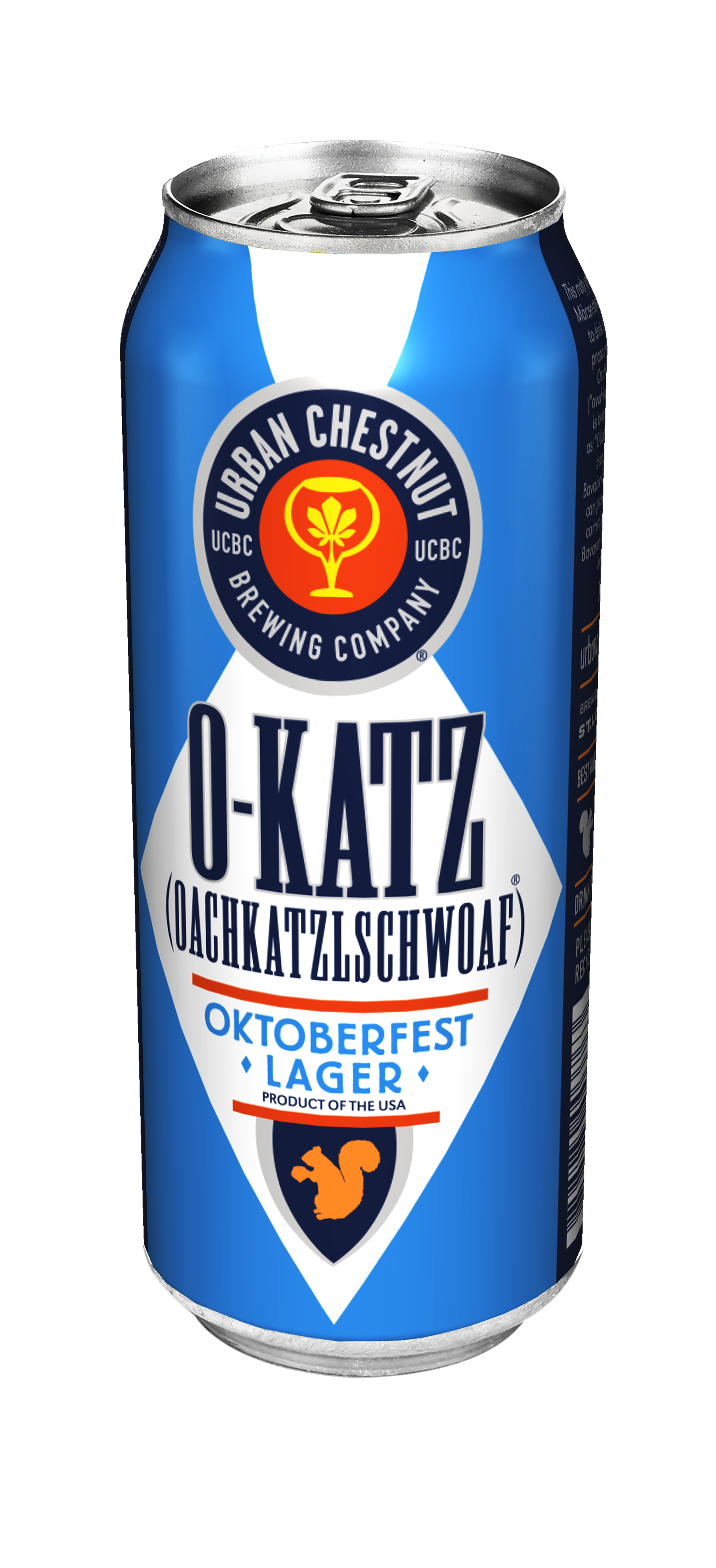 A Can of Okatz Beer from Urban Chestnut in St. Louis
